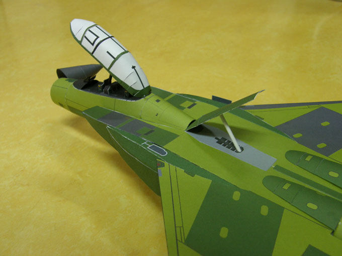 f15ktiger战斗机飞机3d立体模型手工diy实物其他类型纸模