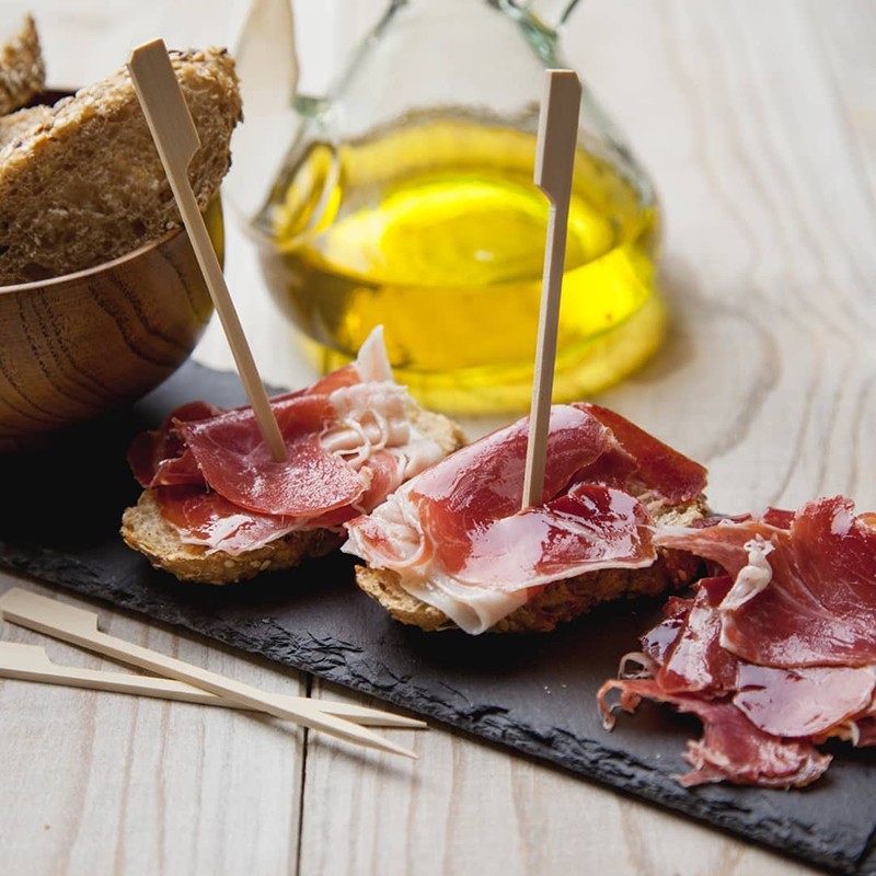 火腿西班牙切片即食城堡山谷黑猪生吃jamon进口火腿