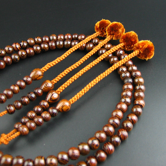 妙莲莲花日本念珠真言宗东上漆铁刀木正菊花菩提