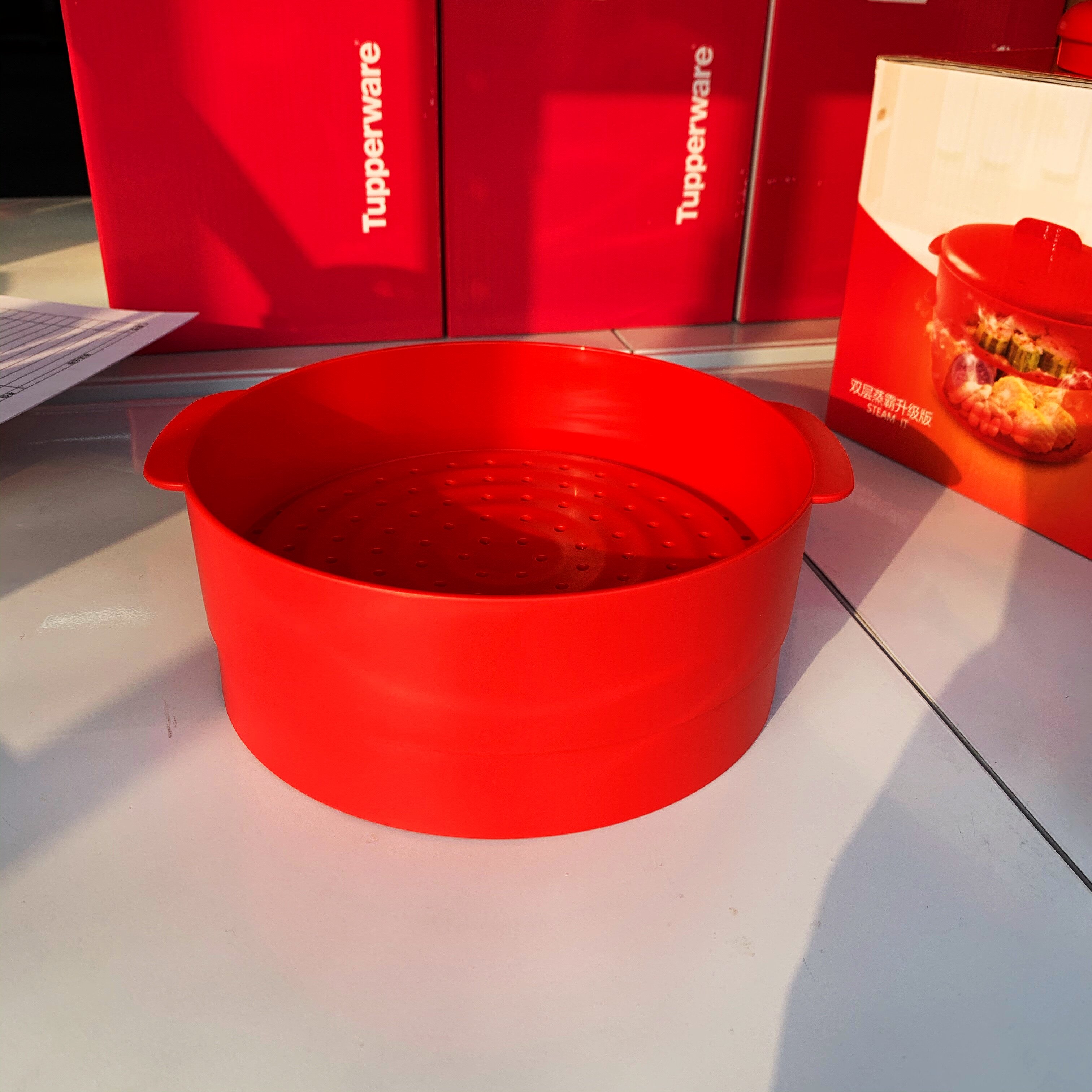 特百惠 双层蒸霸 升级版 多层叠高家用蒸笼 蒸屉 蒸格 新款 正品