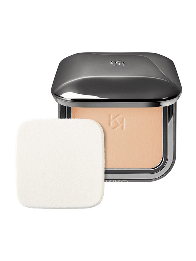 粉饼kiko干湿两用防晒哑光控油定妆持久遮瑕粉饼