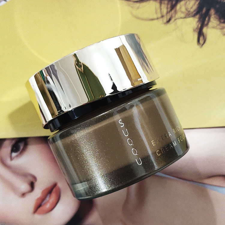 日本suqqu新版晶采极润粉霜30g塑形奶油粉底粉底液