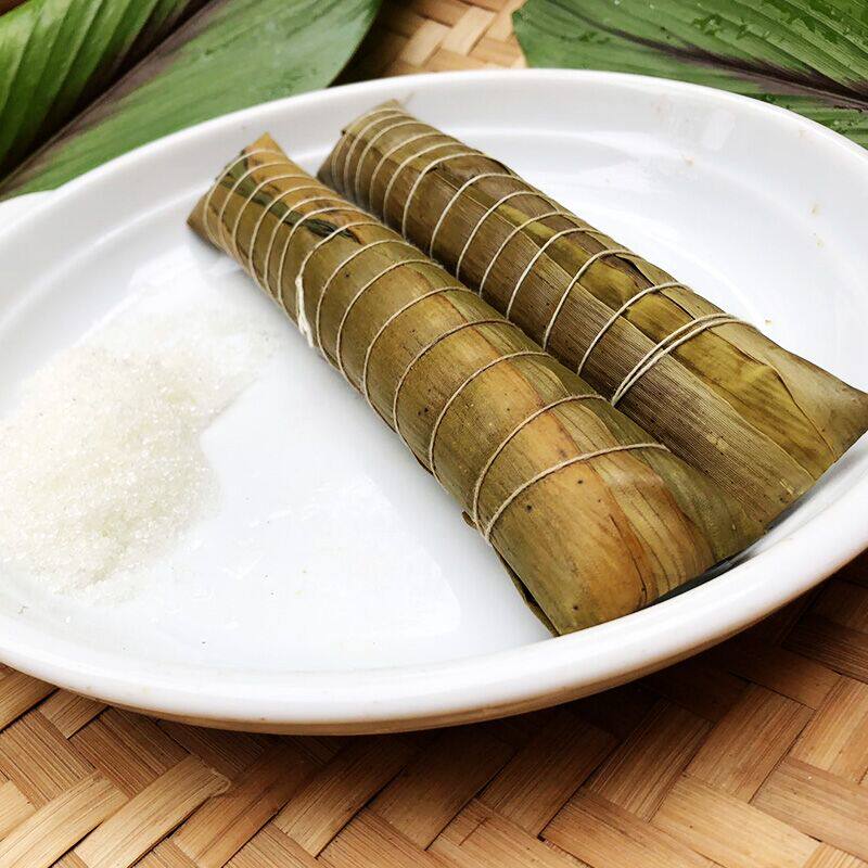 广西灵山特产 苏木灰水粽碱水粽草木灰12条包邮肇庆凉粽端午粽子