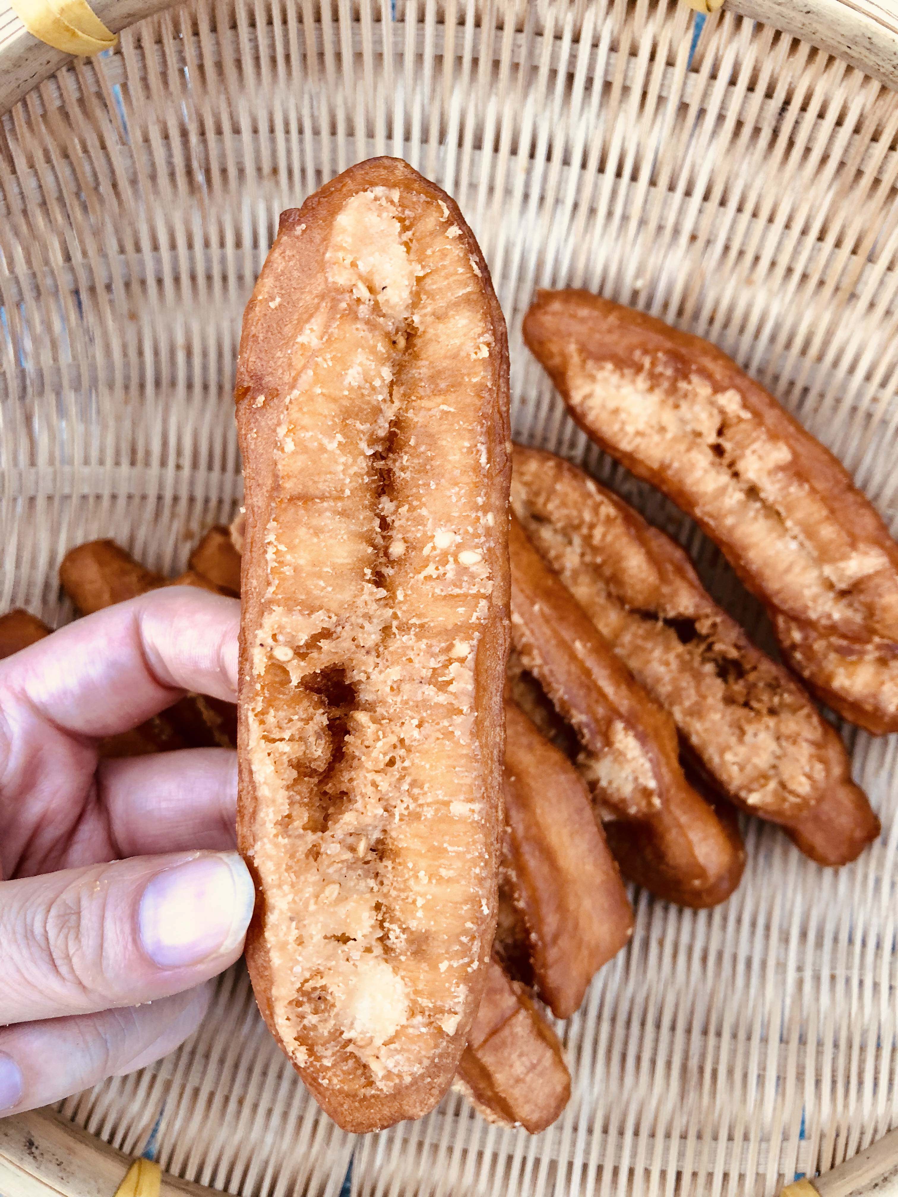 广西灵山特产素鸡鸡腿油条开口儿时零食老式传统中式糕点
