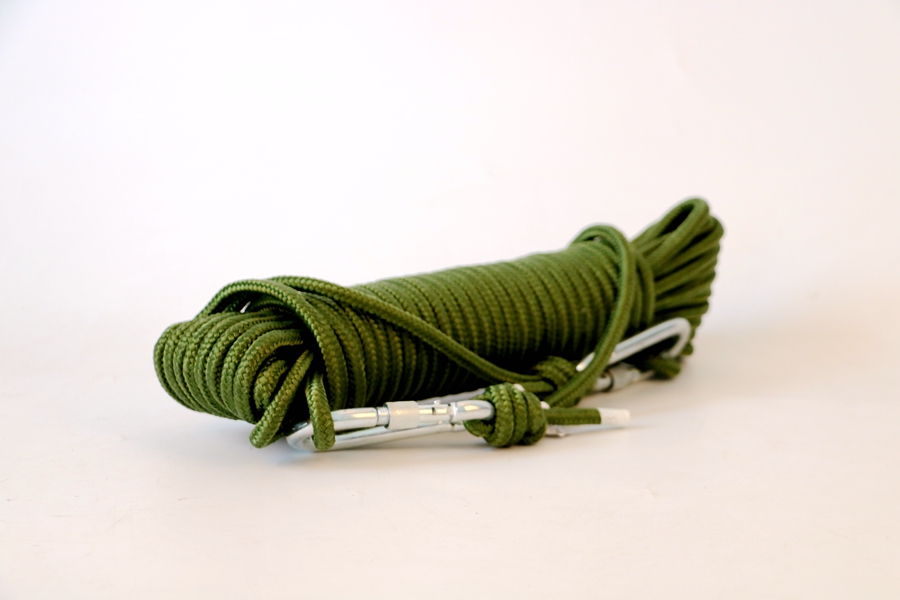 包邮安全绳军绿色逃生绳双8mm伞绳400kg长度绳索