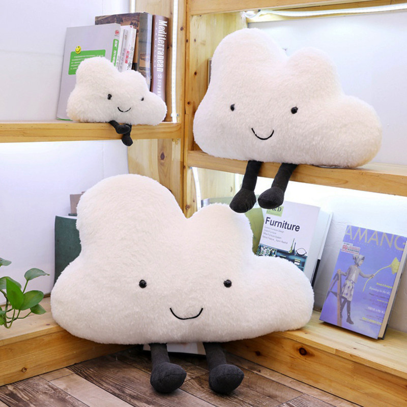ins网红红棉花小云朵仿真毛绒玩具睡觉抱枕床上布娃娃毛绒