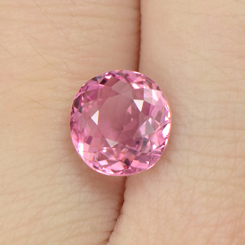93克拉天然巴西全净体粉红碧玺裸石戒面/镶碧玺戒指吊坠 - 皇室钰玺