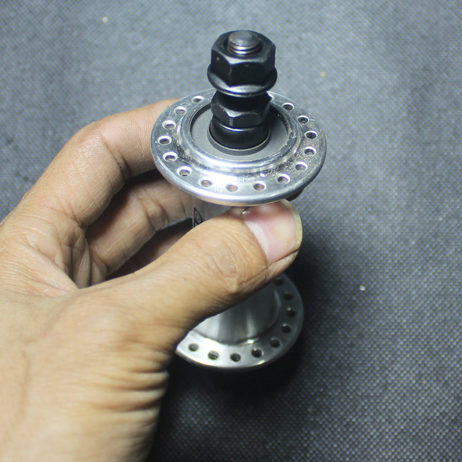 正品台湾quando昆腾滚珠花鼓铝合金36孔轴皮山地自行车花鼓