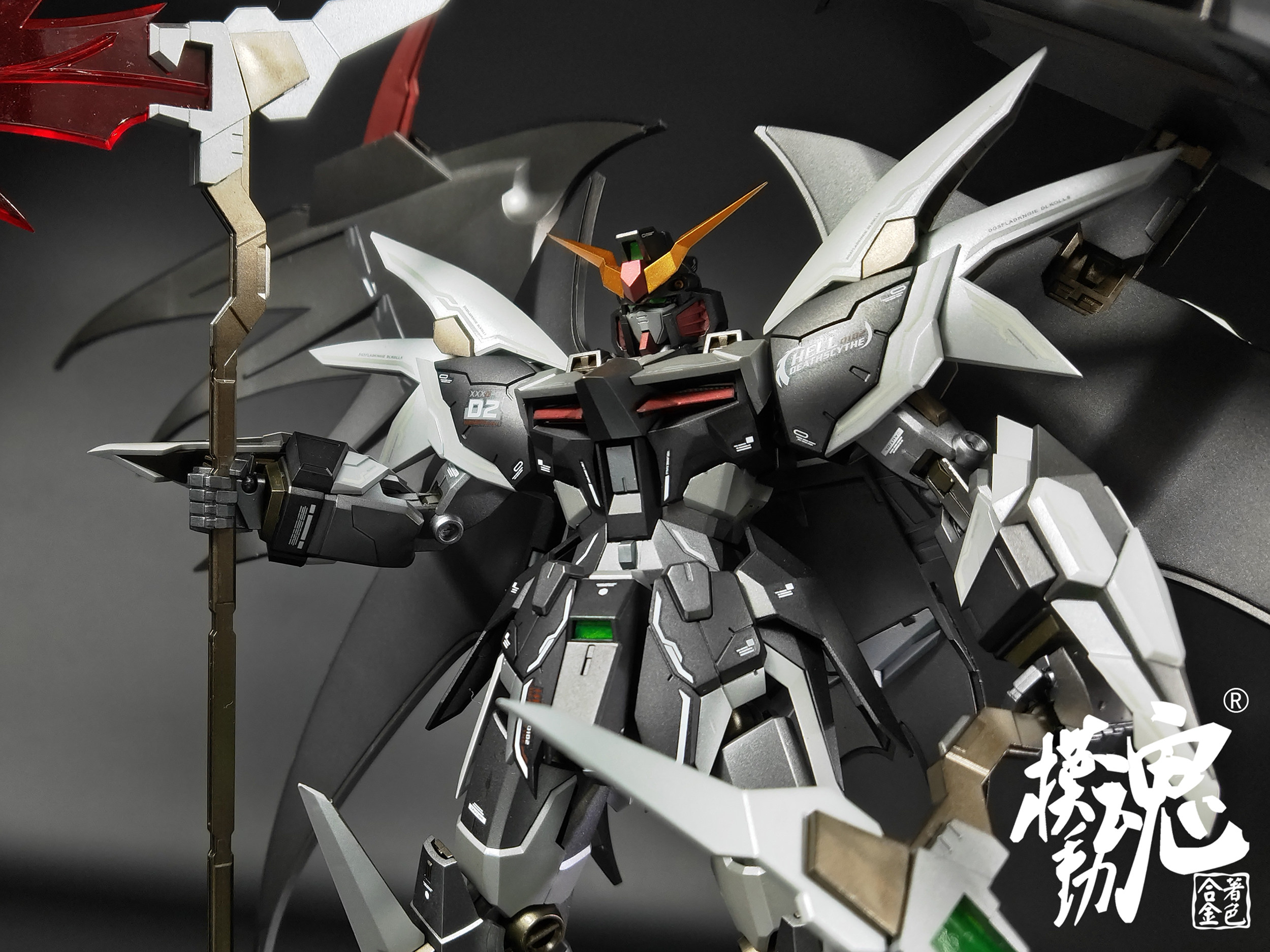 现货模动合金着色模心mg地狱死神ew拼装高达模型专区