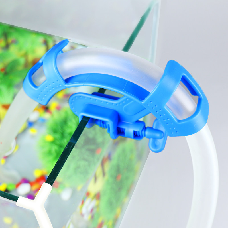 水管鱼缸水族箱固定夹子换水夹换进出夹抽玻璃缸桌面缸