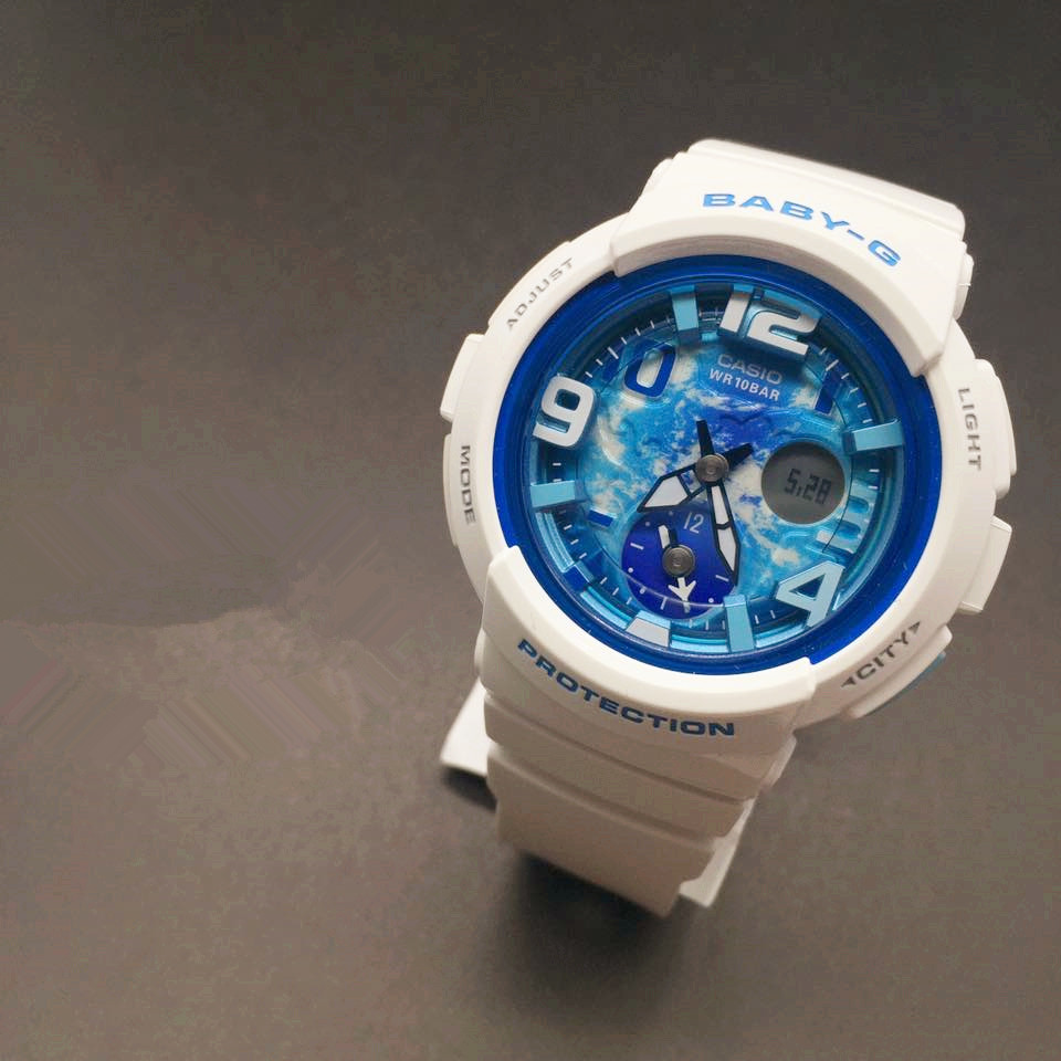表弟babyg沙滩新款蓝色海洋手表日韩腕表