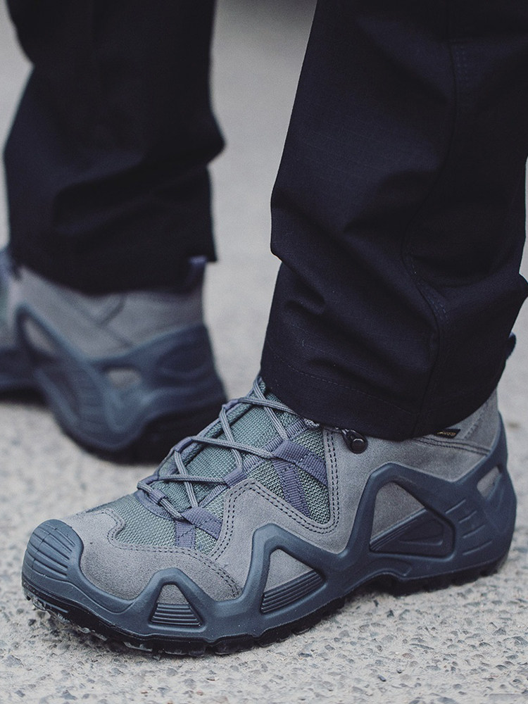 德国lowazephyrgtxlo男款户外防水低帮军版登山鞋