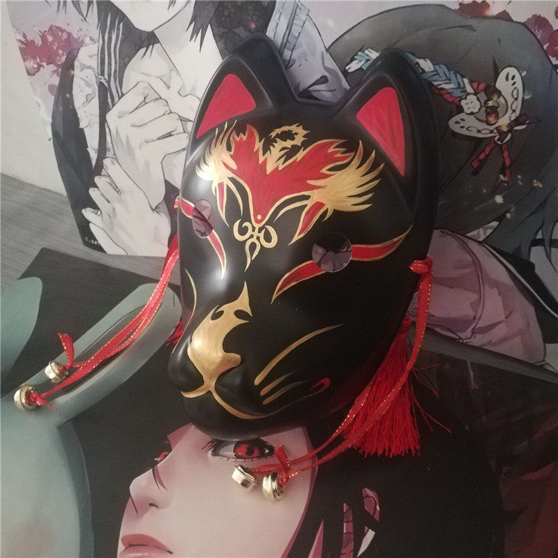 命运冠位指定fate grand order同款全脸塑料pvc面具 手绘妖狐面具