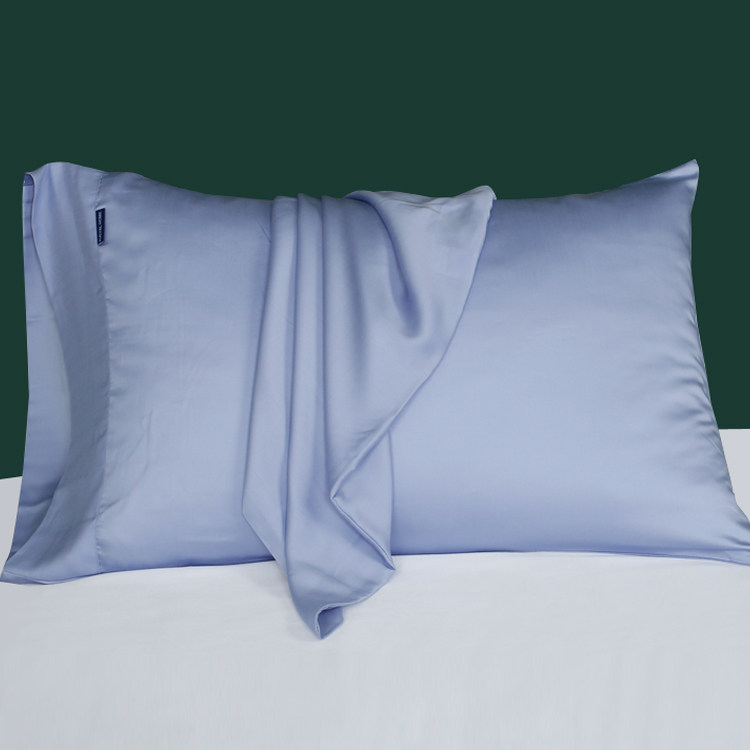 80支贡缎天丝纯色枕套tencel奥地利兰精莱赛尔枕套