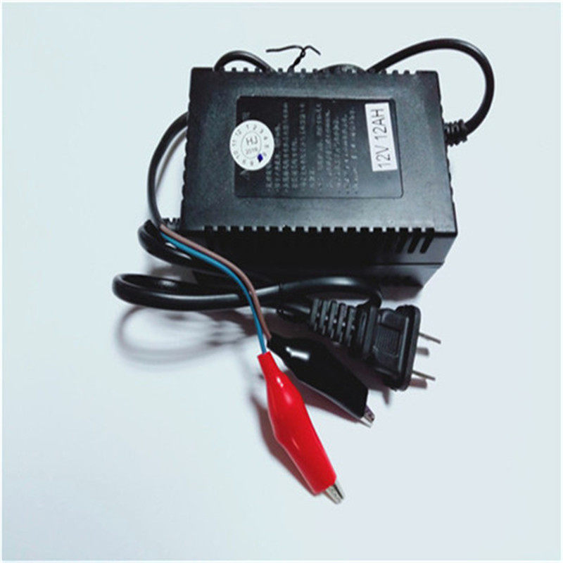 充电器摩托车踏板助力电瓶车12v12a广源之星简易快速一个电动车充电器