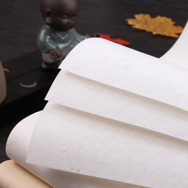 安徽熟宣专用考级书法不漏染色云母工笔画宣纸宣纸