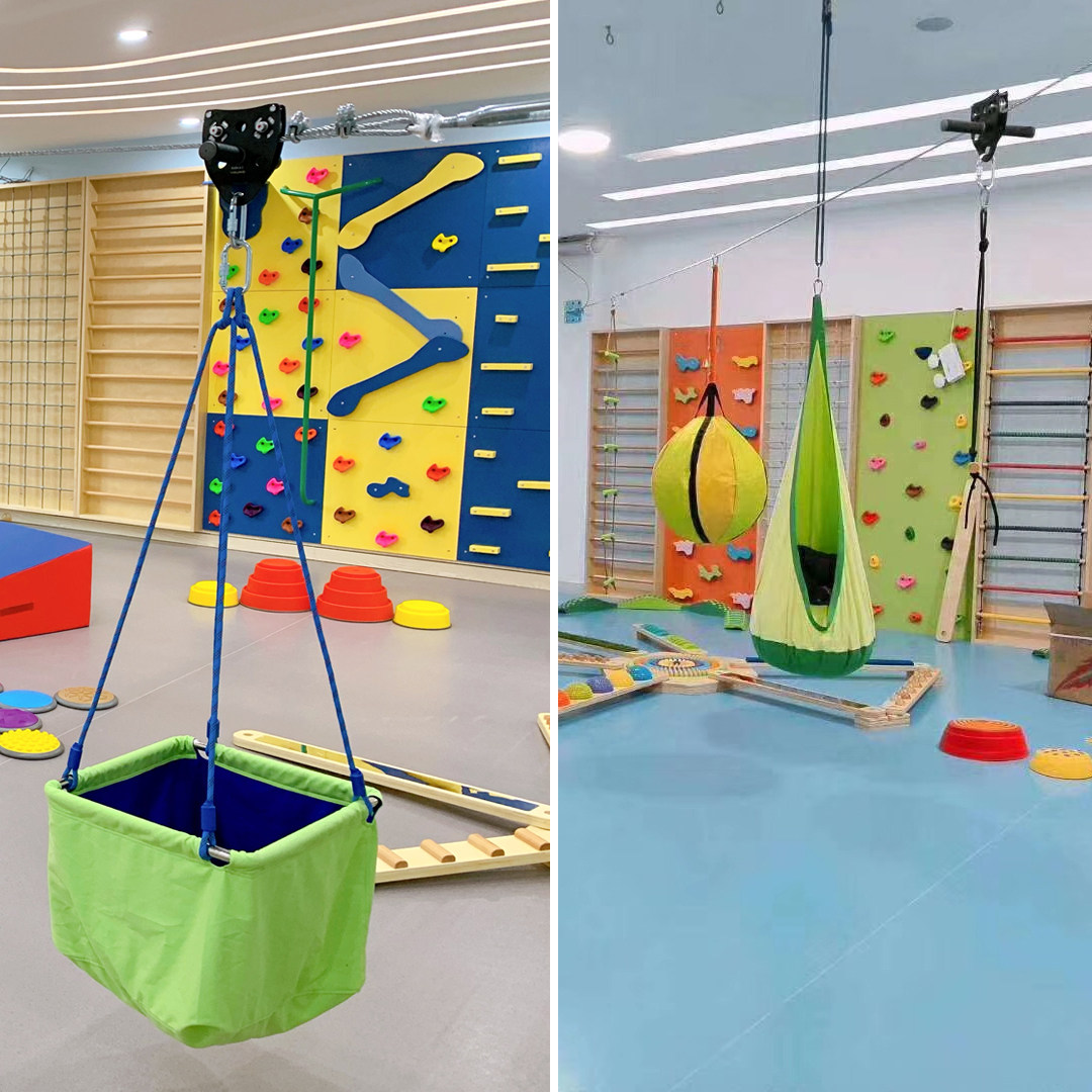 感统滑索索道钢丝绳儿童幼儿园户外玩具器材秋千感统训练器材