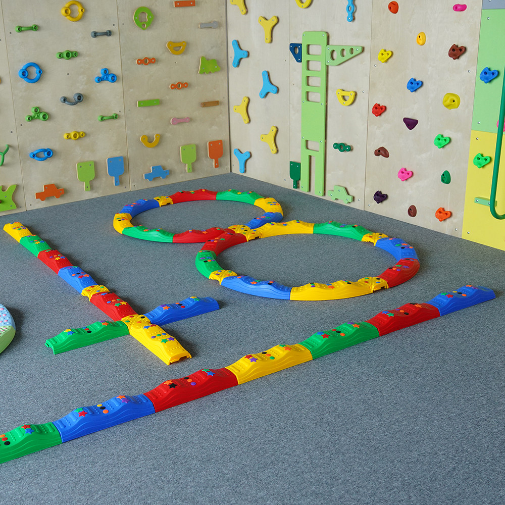 平衡触觉步道儿童感统体能训练教具独木桥家用感统训练器材