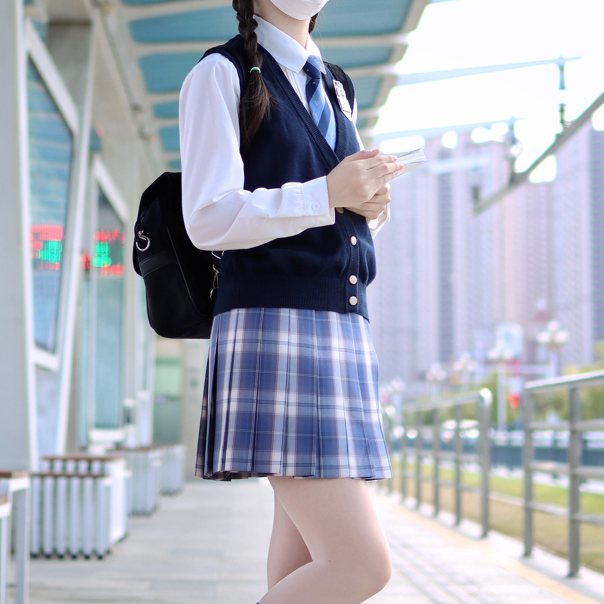 原创套装全套上衣衬衫短裙创格正版裙女制服学生校服