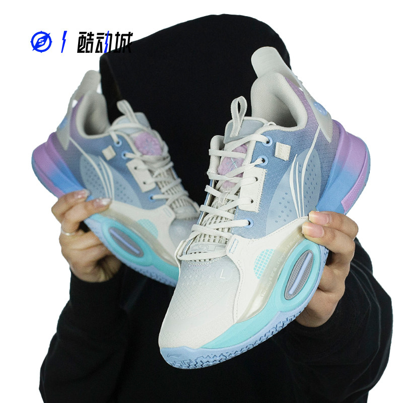 指南针lining李宁allcity全城棉花糖篮球球鞋abas009-1-2篮球鞋