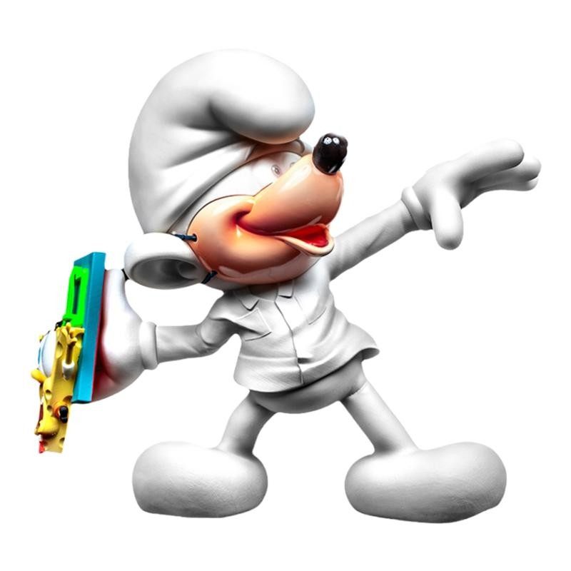 现货愚者乐园sweetconflict芝士轰炸机30cm限量潮玩手办