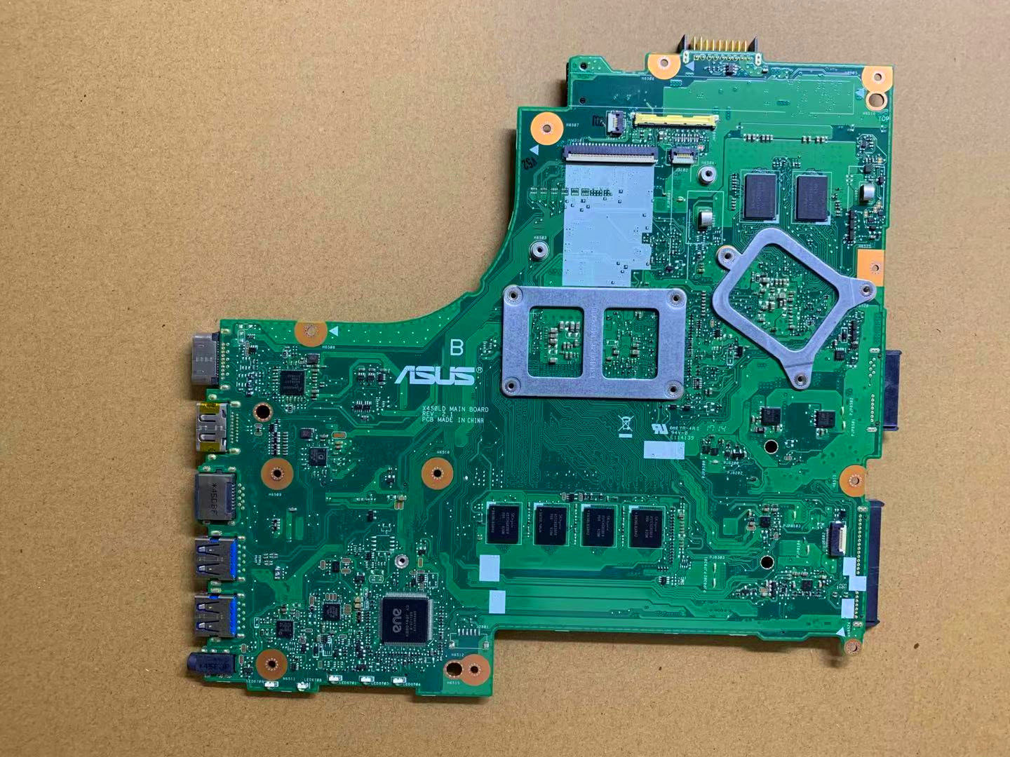 主板asus华硕x450ldr409l笔记本板载i3i5cpu主板