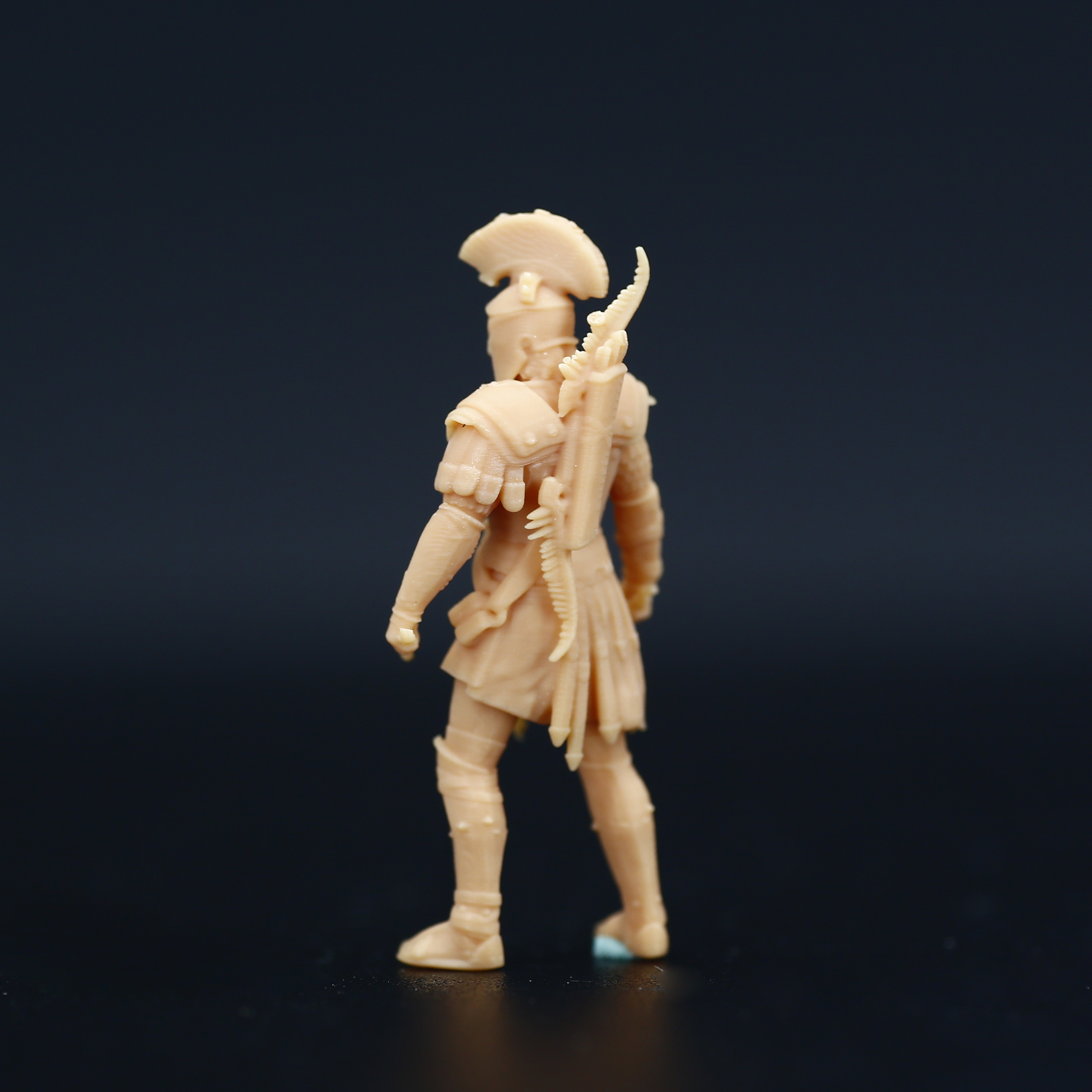 古希希腊战士斯巴达勇士高精度白模人偶模型手办手办