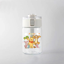 Small Bear cups Plastic water glasses Handmade straight Drone cover Jane about high face value cartoon Cartoon Perimeter the same