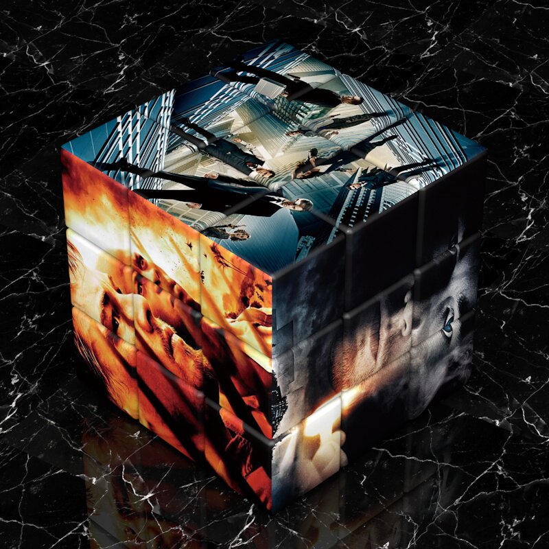 魔方莱昂纳小李子三阶创意玩具电影海报周边经典怀旧魔方