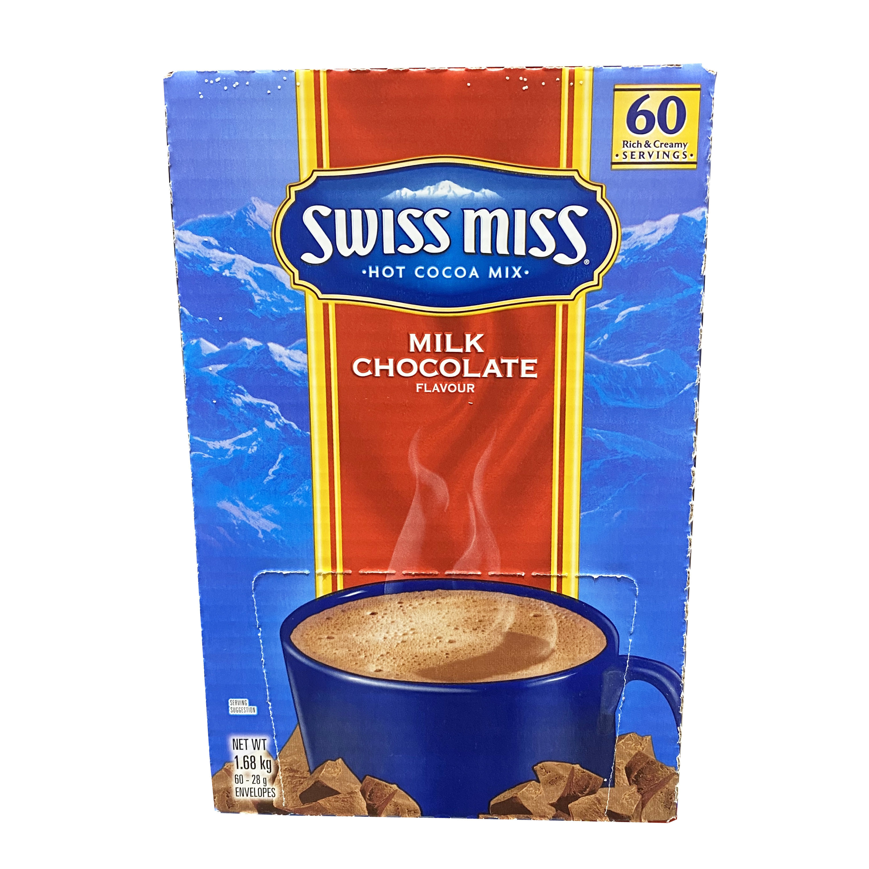 上海costco购进进口瑞士小姐swiss牛奶棉花糖巧克力可可