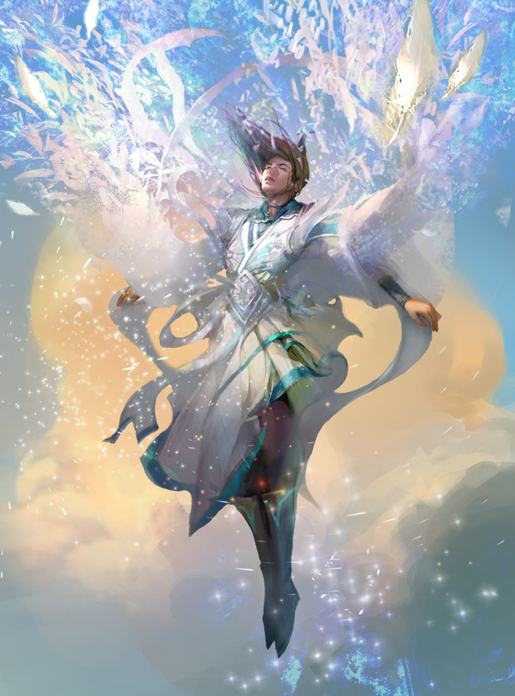 中国国风武侠仙侠玄幻游戏角色cg原画手绘设计素材