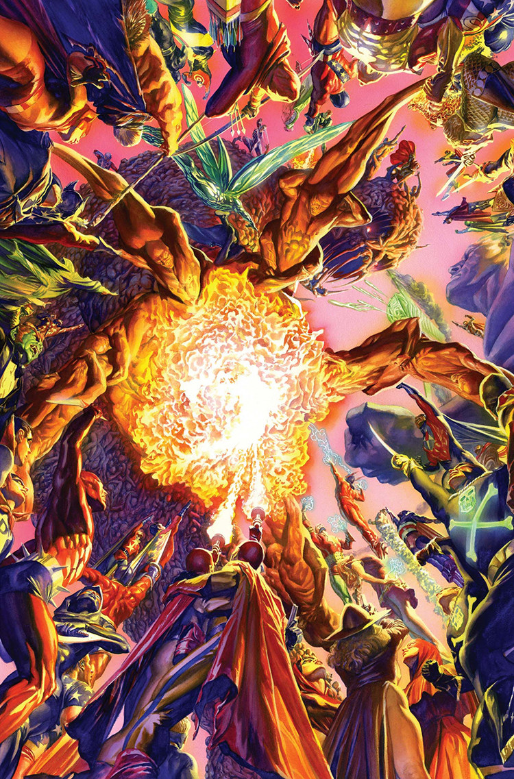 欧美英雄战斗概念设定插画游戏cg素材画册设计素材