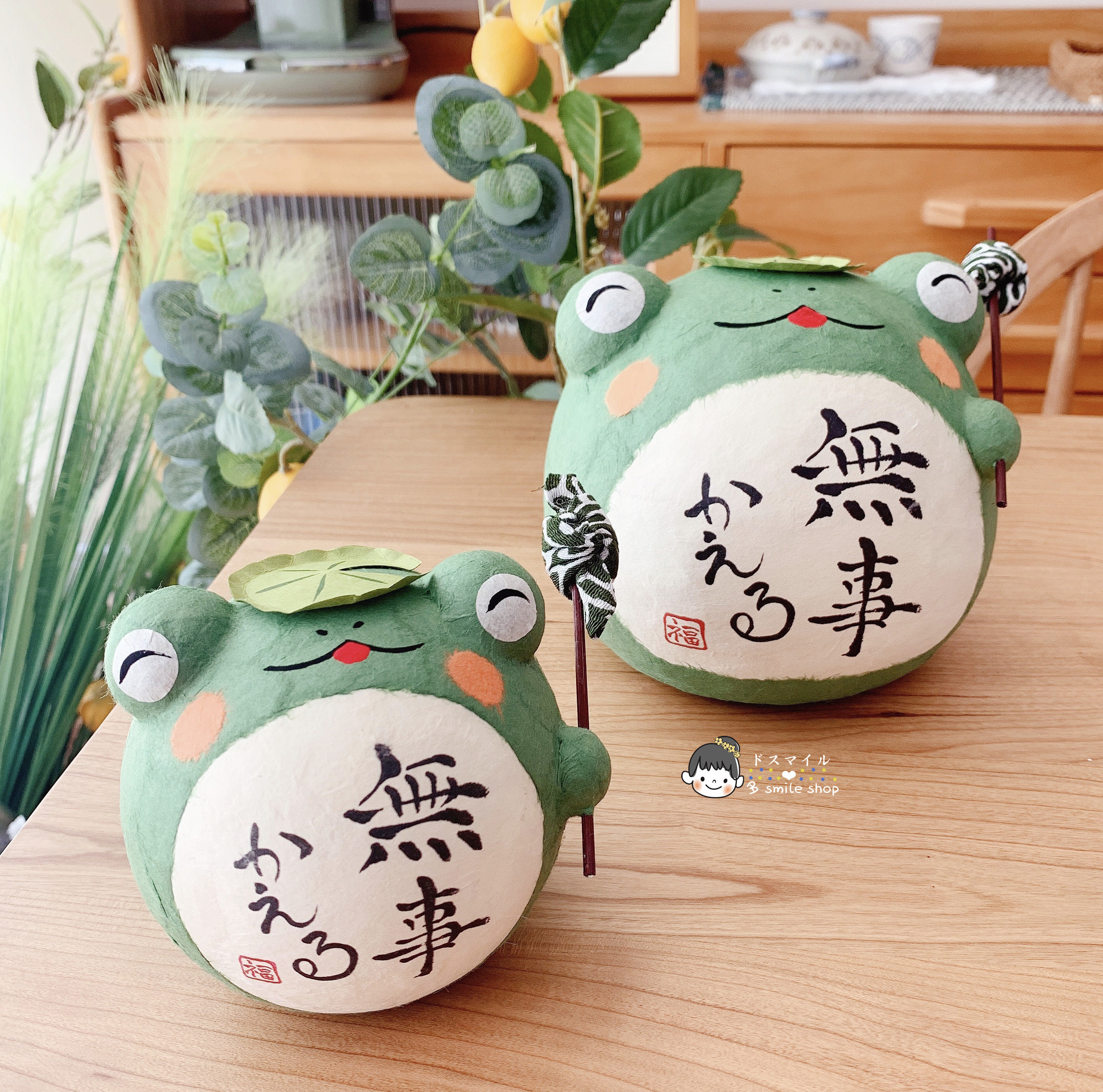 现货日本进口京都龙虎传统手工艺礼品旅行青蛙摆件