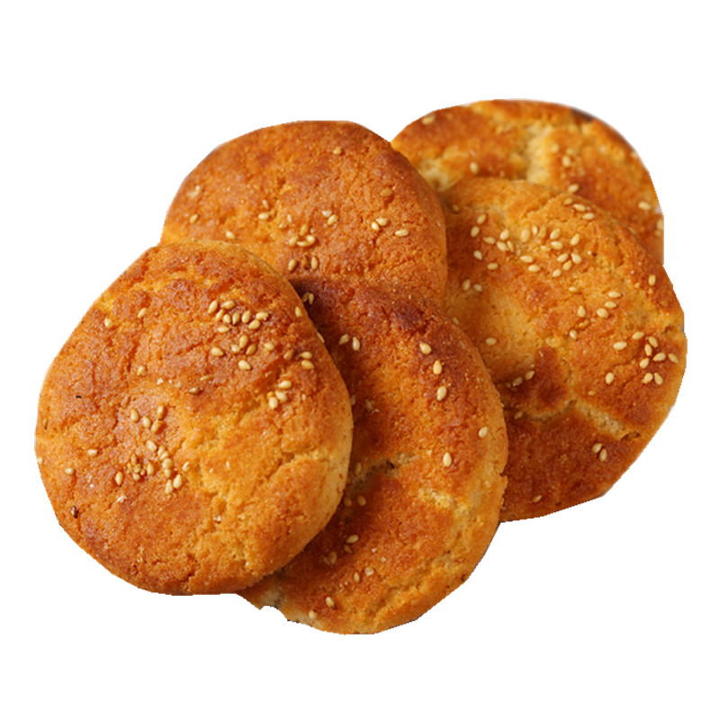 东北传统老式手工酥饼芝麻麻酥零食桃酥小吃传统中式糕点