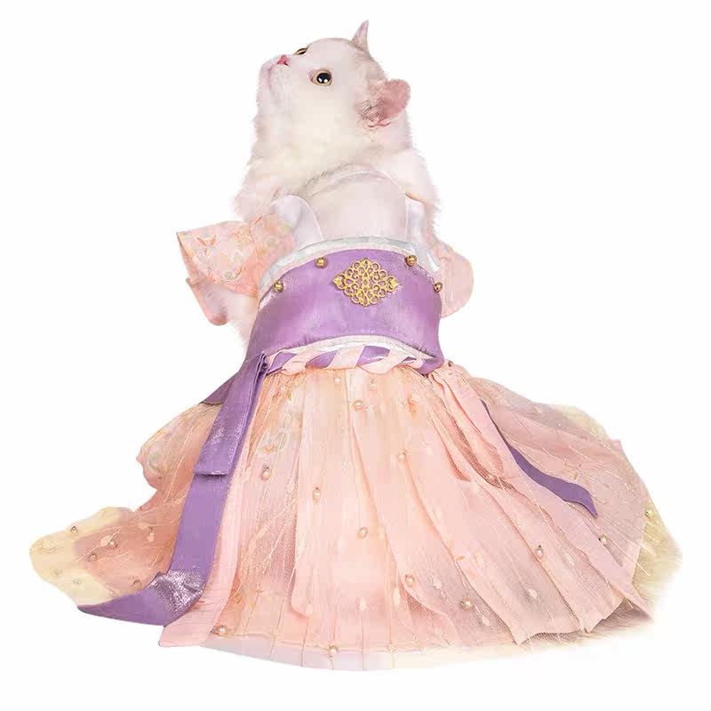 粮仓家拾吾故宫联名宫廷文化猫咪汉服宠物服装