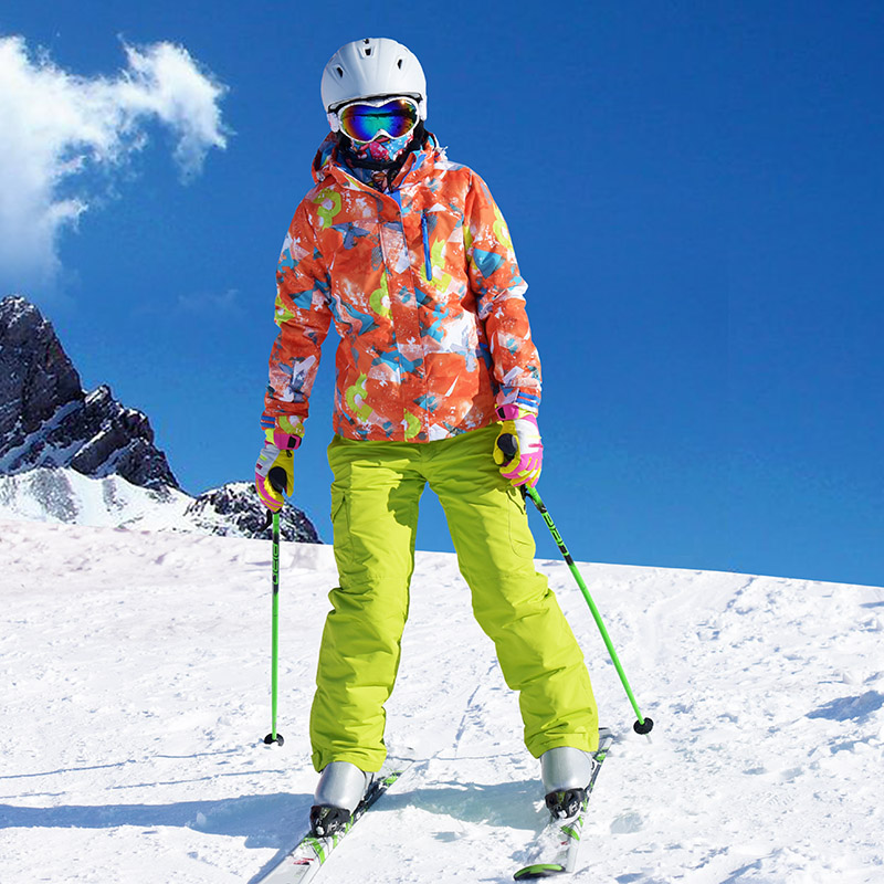 套装冬季户外单板双板滑雪服加厚防风防水透气滑雪衣