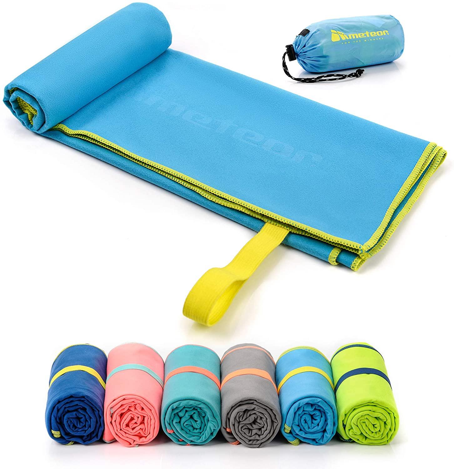 外贸meteor运动毛巾瑜伽健身休闲吸汗速干毛毯运动毛巾