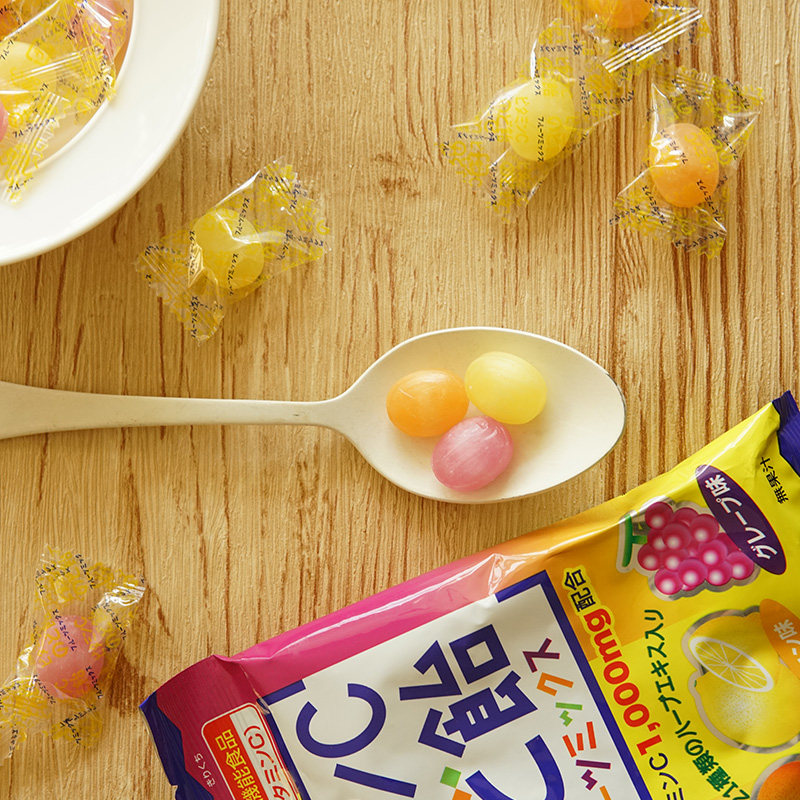 心素零食meito白桃糖日本糖果水果水果糖糖水桃子糖果
