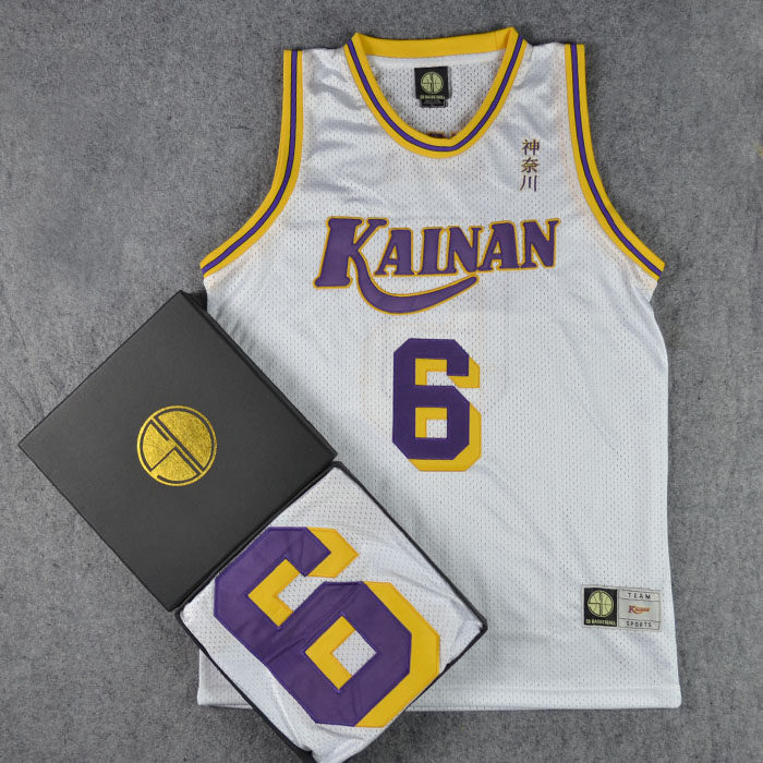 原盒刺绣灌篮高手海南6号神宗一郎篮球服篮球衣篮球服