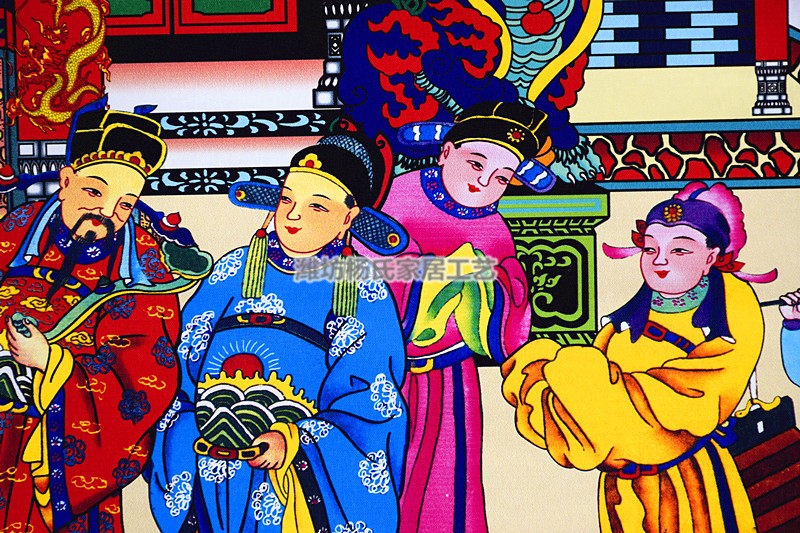 供奉祖先大号家堂轴家谱挂画老祖宗老式族谱宗谱年画
