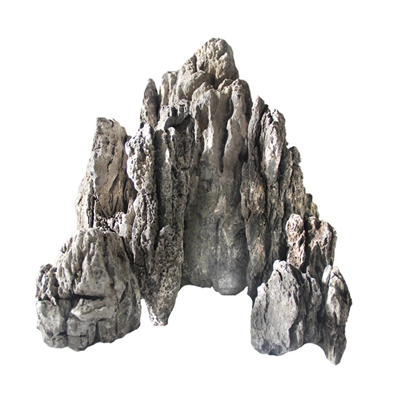 造景鱼缸水族箱装饰石头小块大块水草盆景假山造景