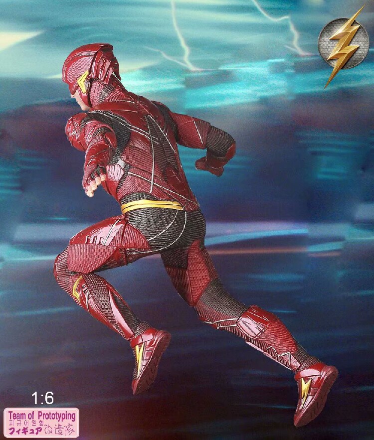 teamofprototyping改造正义联盟闪电侠奔跑姿势模型潮玩盲盒