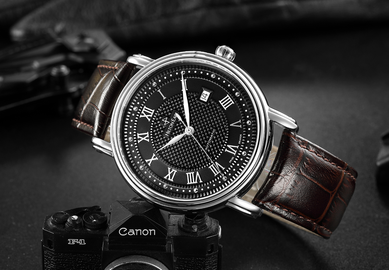 瑞士品牌希尔顿伯爵透明机芯h41142353男士机械国产腕表