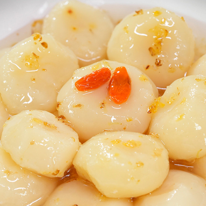 桂花甜品荸荠马蹄糖水水果罐头酒店凉菜甜点荸荠