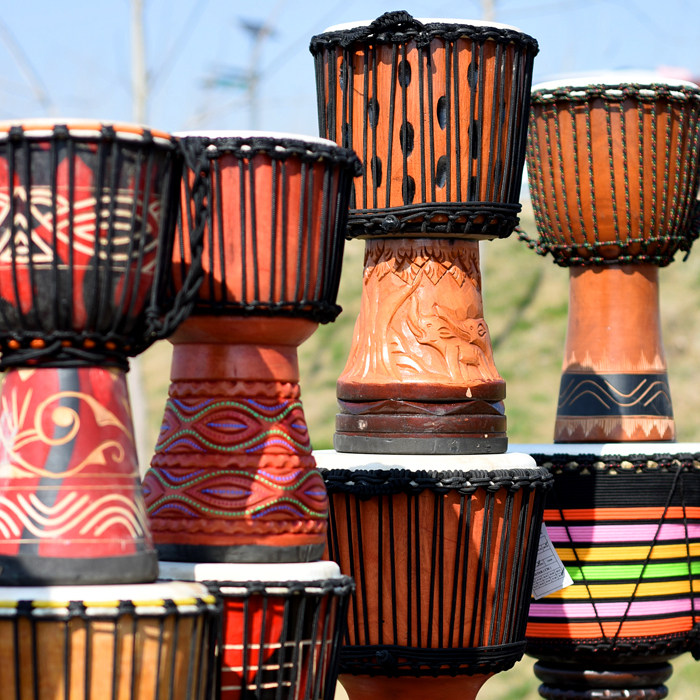 非洲云南丽江手鼓8寸10寸12寸儿童幼儿园初学非洲鼓