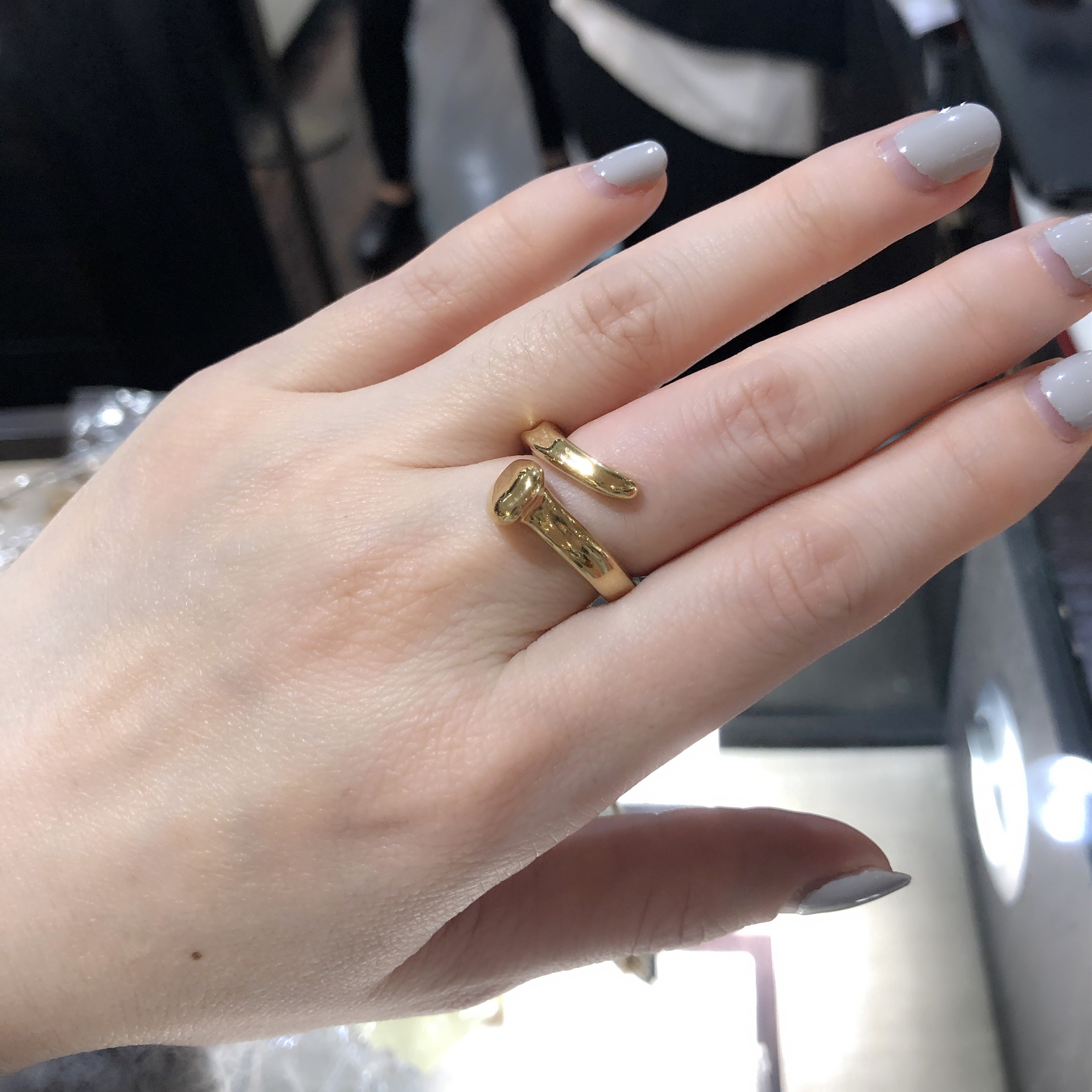 欧洲ins网红小众潮牌unode简约个性钉子戒指