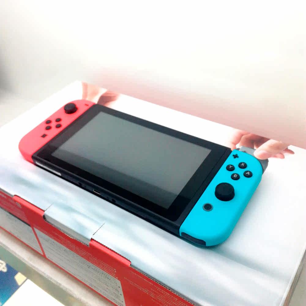 任天堂全新switch掌机主机游戏机 港版红蓝 塞尔达奥德赛家用游戏