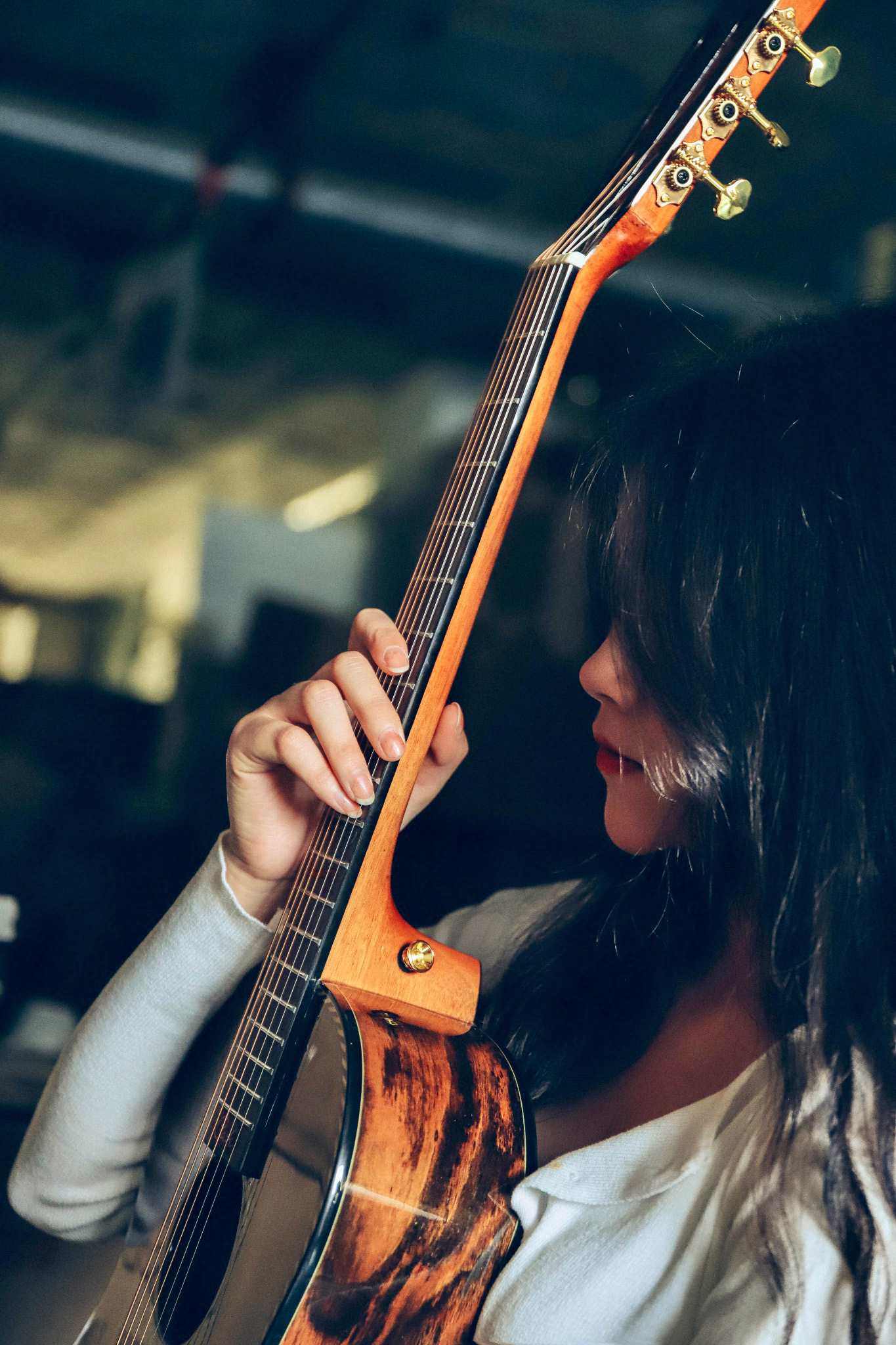 cate卡特qm86123云杉杉木3236寸学生专用旅行单板吉他民谣吉他