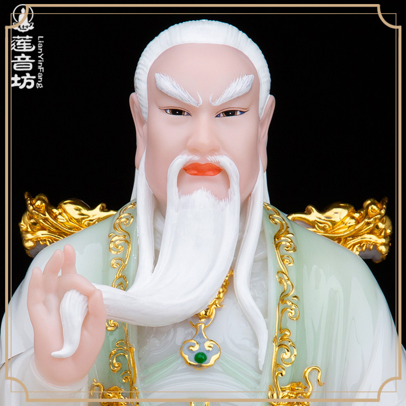 胡天龙胡四胡四大保家太爷神像天罡胡天罡汉白玉天霸摆件