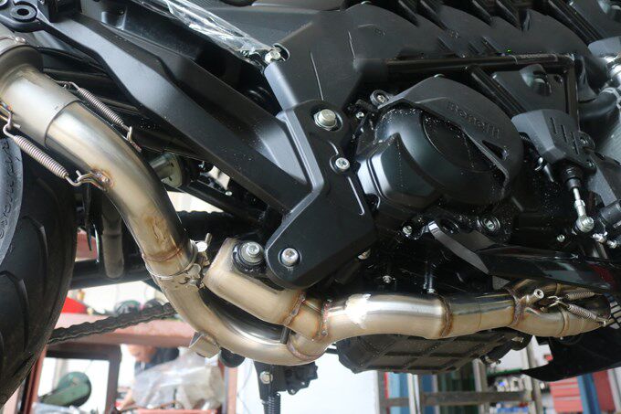 vanhool万虎全段高性能排气贝纳利502cbj5006a改装排气管摩托车排气管